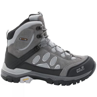 Botas Jack Wolfskin Impulse Texapore O2+ Mid Mujer - Gris - Chile SHO687215